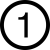 numero-uno-en-un-circulo